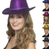 Cappello da cowboy con glitter in vari colori