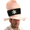 Cappello da cowboy gigante con stella