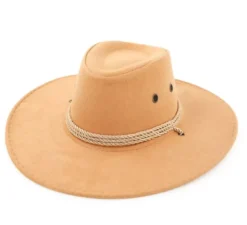 Cappello da cowboy in vari colori con cordoncino per adulti