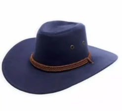 Cappello da cowboy in vari colori con cordoncino per adulti