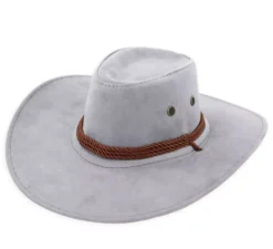 Cappello da cowboy in vari colori con cordoncino per adulti