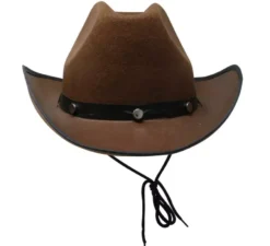 Cappello da cowboy marrone