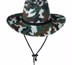 Cappello da cowboy mimetico marrone