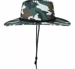 Cappello da cowboy mimetico marrone