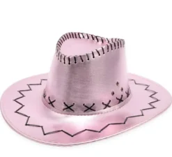 Cappello da cowboy per adulti in vari colori metallici