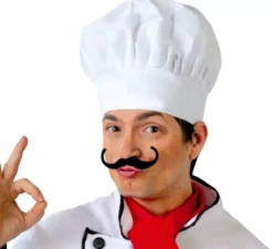 Cappello da cuoco in tessuto economico