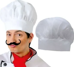 Cappello da cuoco in tessuto economico