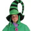 Cappello da folletto verde e nero per bambini