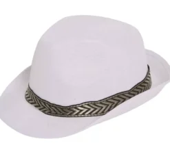Cappello da gangster bianco