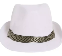 Cappello da gangster bianco