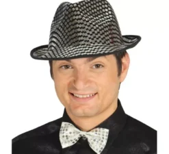 Cappello da gangster d'argento