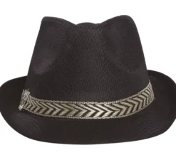 Cappello da gangster nero