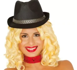 Cappello da gangster nero