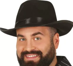 Cappello da gangster nero