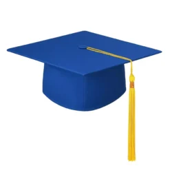 Cappello da laureato blu per adulto