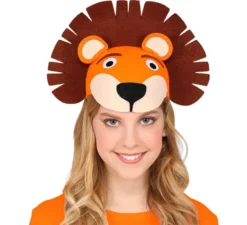 Cappello da leone in feltro per bambini