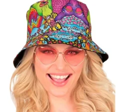 Cappello da pescatore psichedelico