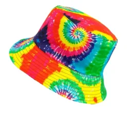 Cappello da pescatore tie-dye