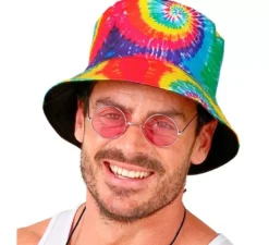 Cappello da pescatore tie-dye