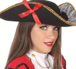 Cappello da pirata con fiocco