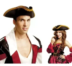 Cappello da pirata deluxe per adulti