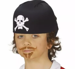 Cappello da pirata nero per bambini