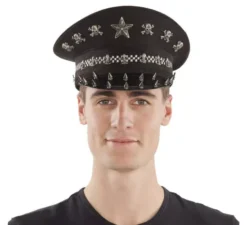 Cappello da poliziotto con borchie