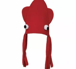 Cappello da polpo rosso adulto