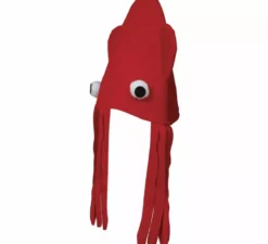 Cappello da polpo rosso adulto