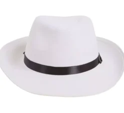 Cappello da Re del pop bianco