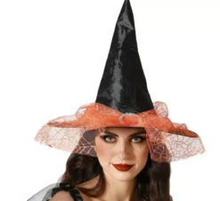 Cappello da strega arancione