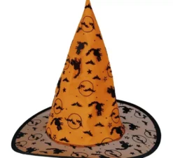 Cappello da strega arancione