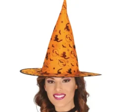 Cappello da strega arancione