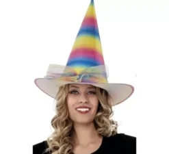 Cappello da strega Arcobaleno di 58 cm