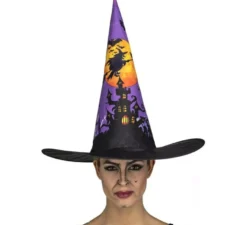 Cappello da strega con casa stregata