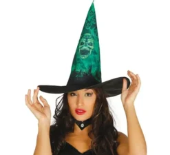 Cappello da strega con disegno di fantasmi