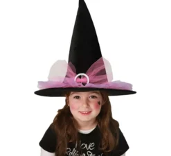 Cappello da strega con fiocco