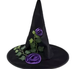 Cappello da strega con fiore