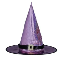 Cappello da strega con iride rosa