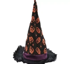 Cappello da strega danzante con suono 33x33x40
