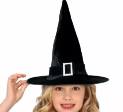 Cappello da strega nero con bambino Evilla