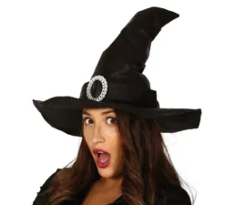 Cappello da Strega Nero imitazione pelle