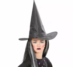 Cappello da strega nero per ragazze