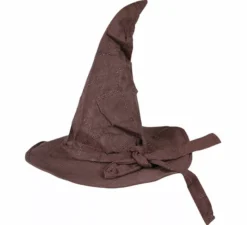 Cappello da strega parlante marrone per bambini