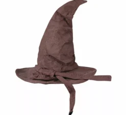 Cappello da strega parlante marrone per bambini