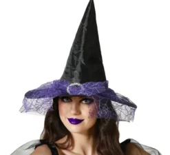 Cappello da strega viola
