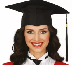 Cappello da studente laureato in stoffa per adulti