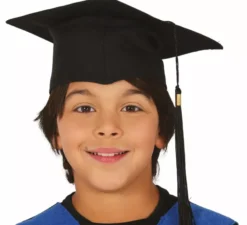 Cappello da studente laureato in tessuto per bambini