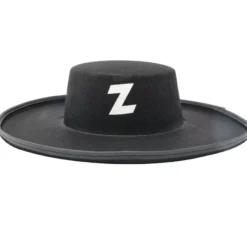Cappello da zorro nero feltro