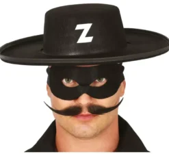 Cappello da zorro nero feltro